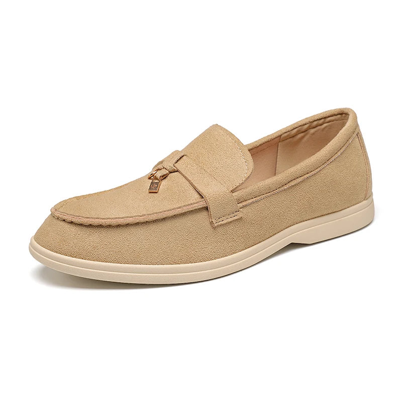 Mocassins femme à pampilles kaki ou camel – CLEVI Paris