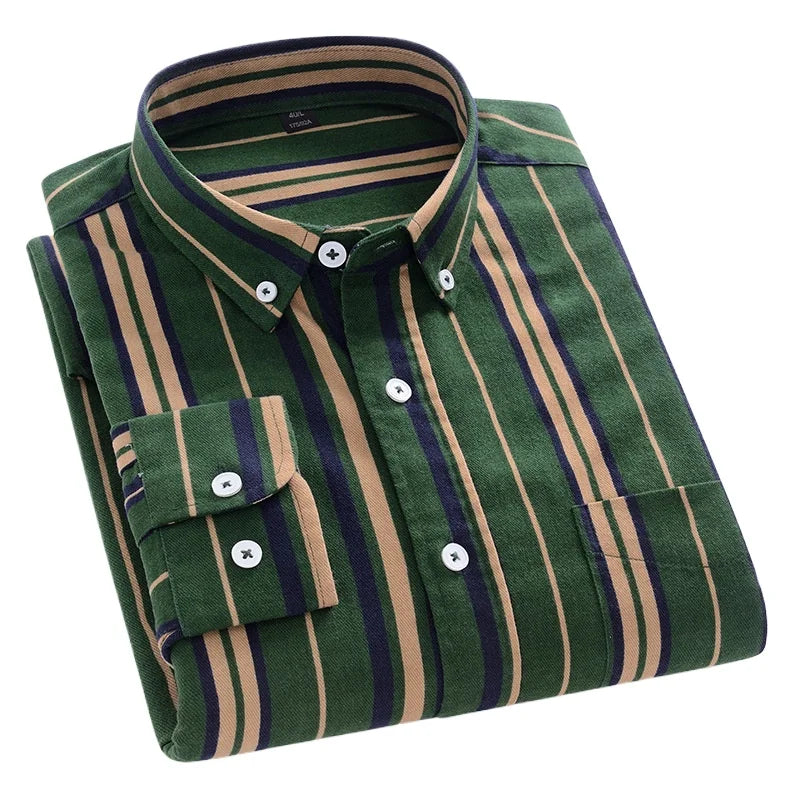 Chemise Oxford Homme Casual Manches Longues – CLEVI Paris