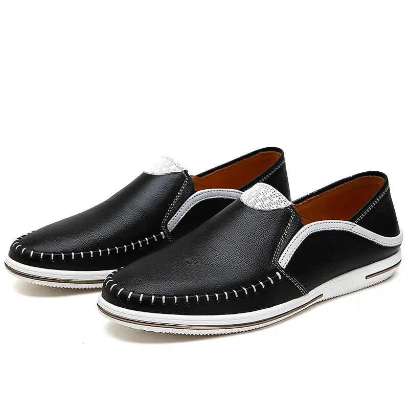 Chaussures Business Casual Homme Ajourées — Style Anglais, Slip-On | CLEVI Paris