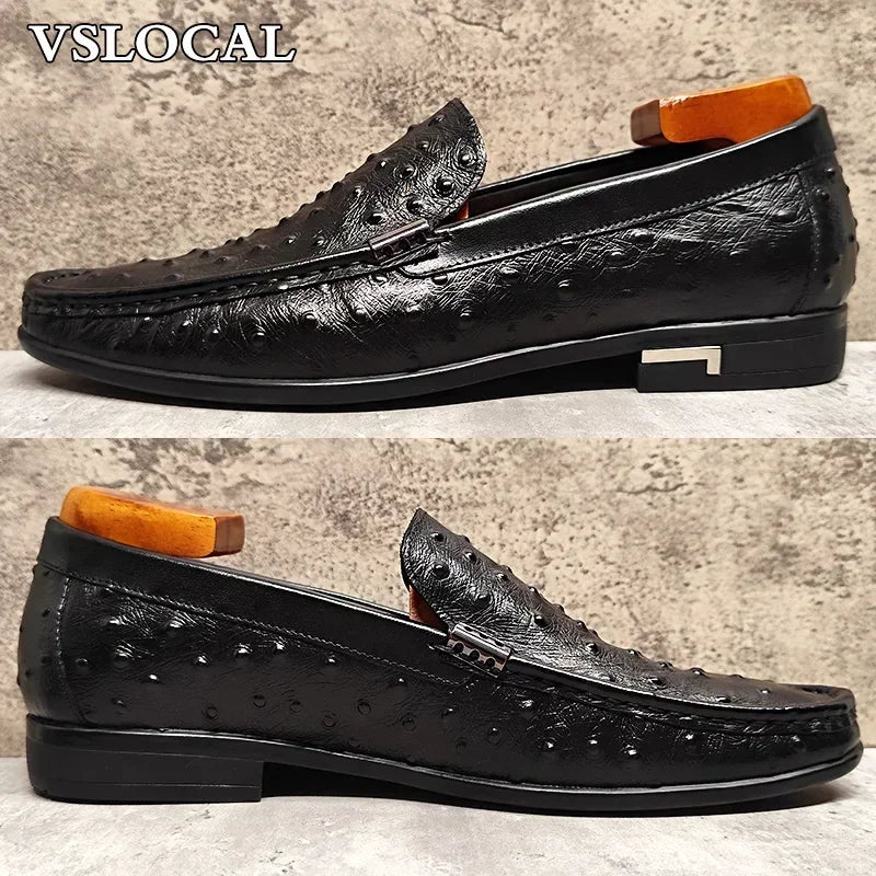 Mocassins homme en cuir brun ou noir – CLEVI Paris