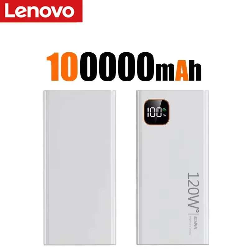 Batterie Externe Lenovo 120W Solaire 50000-200000mAh – CLEVI Paris