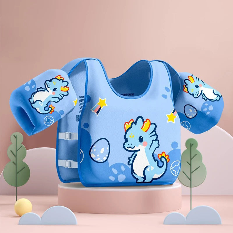 Gilet de Natation Flottant Enfant – Brassards Mousse Sans Gonflage – Apprentissage Natation Dès 6 Ans