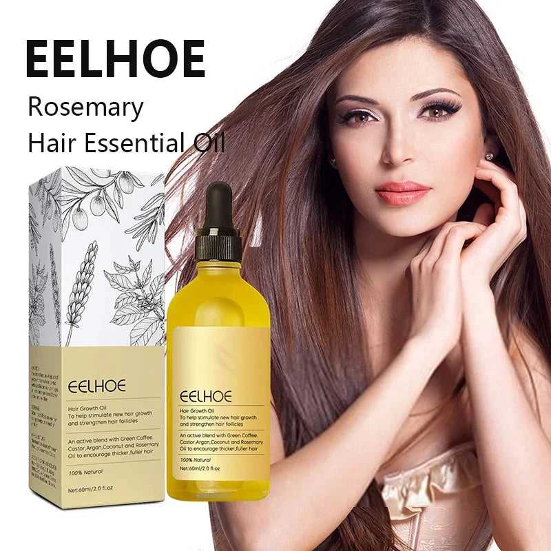 Huile Capillaire Romarin Anti-Chute & Croissance | Sérum Nourrissant Unisexe 60ml – CLEVI Paris