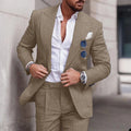 Costume Lin Homme 2 Pièces Coupe Ajustée – CLEVI Paris