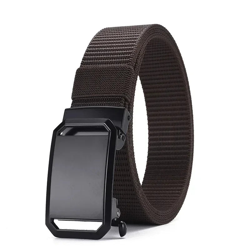New Automatic Buckle Belt, Canvas Tactical Workwear — CLEVI Paris