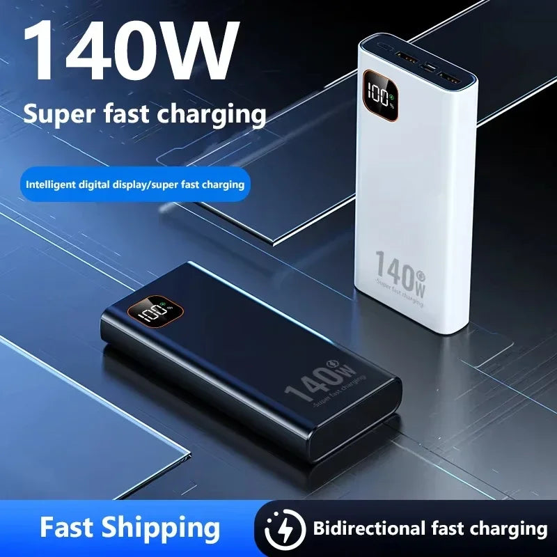 Batterie Externe Lenovo 140W CCC Écran LED 50-200000mAh – CLEVI Paris
