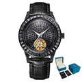 PINDU Montre Automatique Homme Squelette Lumineux Acier Couronne Vissée 40mm – CLEVI Paris