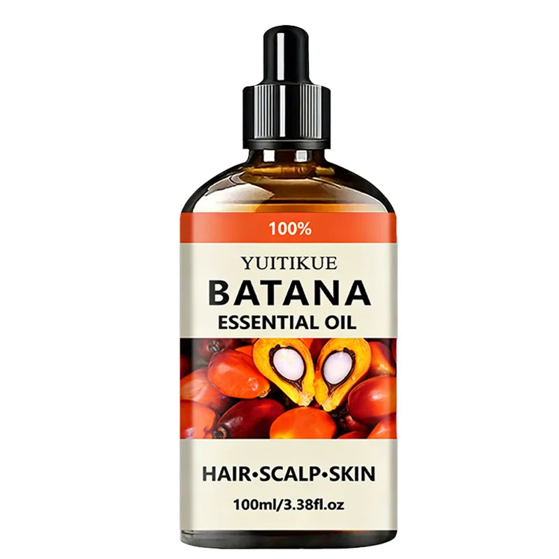 Huile Essentielle de Batana Pure 100% YUITIKUE – Croissance Capillaire, Soin Cuir Chevelu & Hydratation Peau 100ml