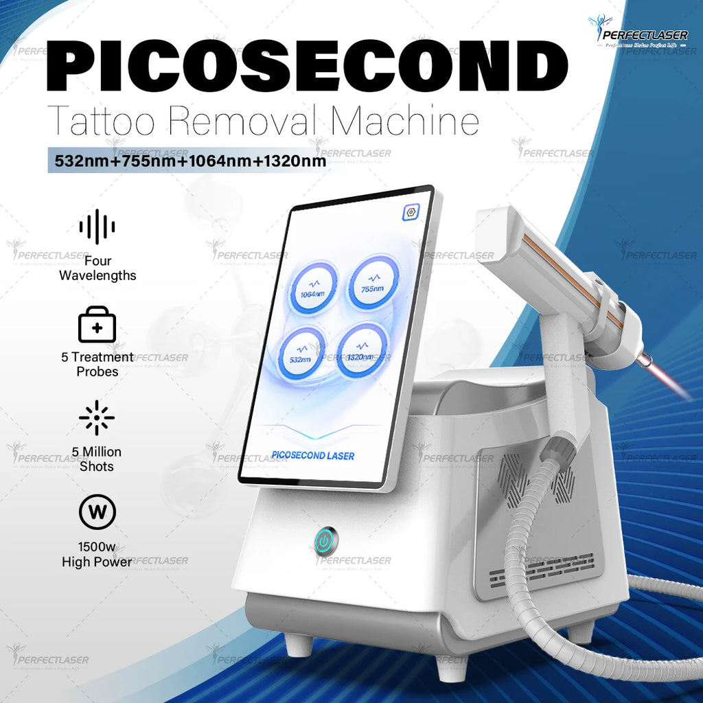 Machine Laser Picoseconde PerfectLaser – Détatouage, Taches & Rajeunissement Cutané Professionnel