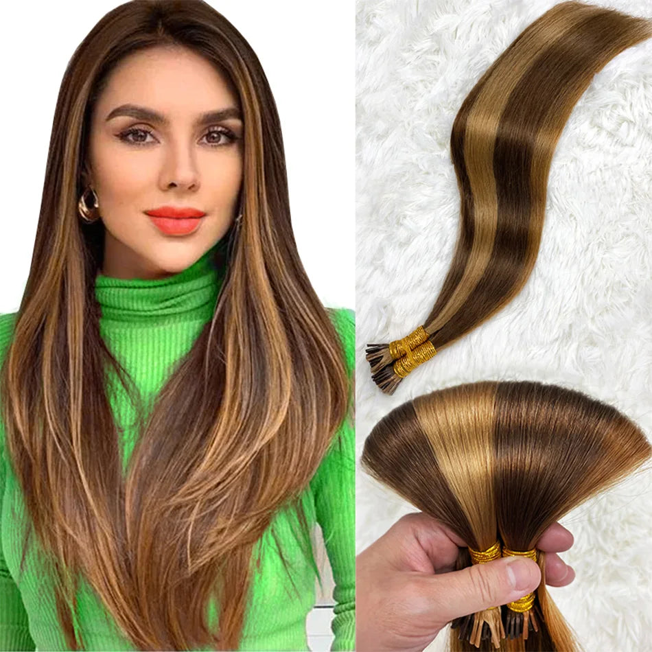 Extensions I-Tip lisses, cheveux humains – CLEVI Paris