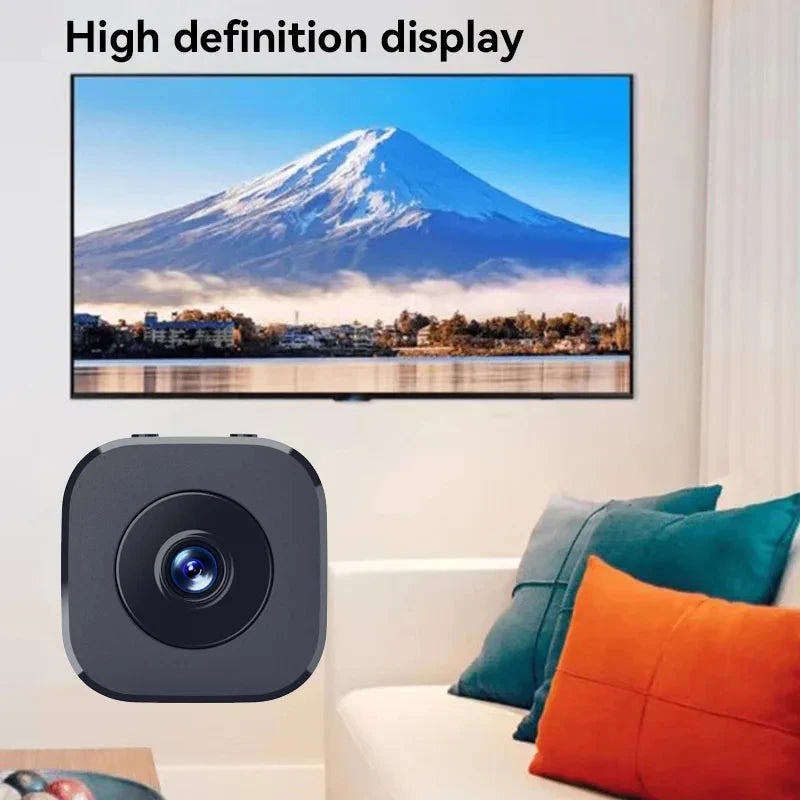 Mini Caméra Surveillance DIXSG 4K Wi-Fi Détection Mouvement Son Vision Nocturne Couleur IP65 SD 512Go – CLEVI Paris