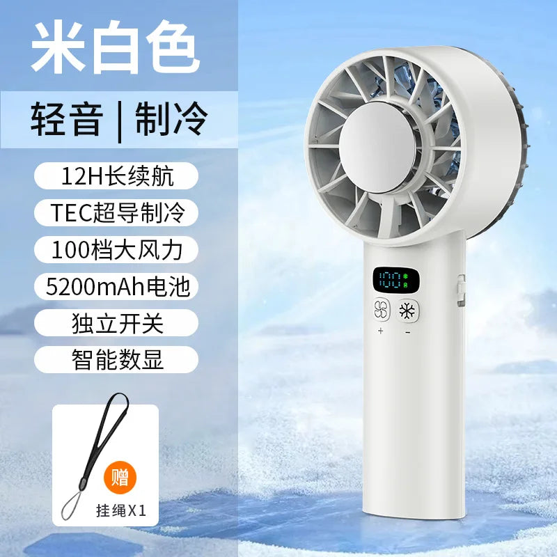 Ventilateur Portable Pliable USB – Ice Compress Rechargeable Voyage & Outdoor