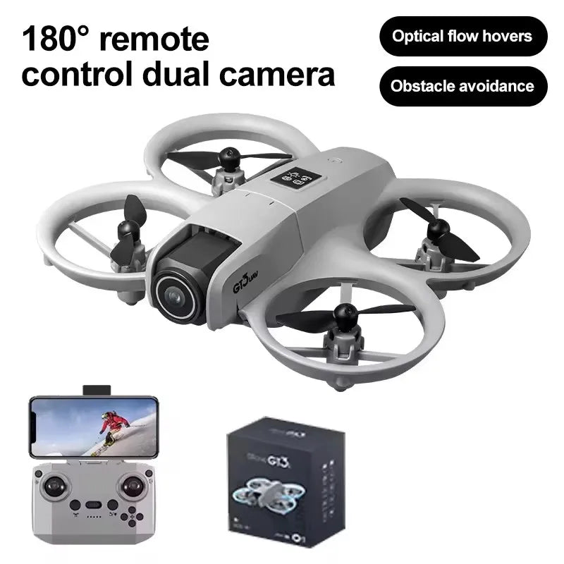 Drone GT3 MAX Double Caméra 6K/8K GPS WiFi FPV – Objectif 180° Évitement Obstacles Retour Auto 20 Min – CLEVI Paris