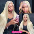 Perruque Lace Front 613 Blonde 13x6 Cheveux Humains – CLEVI Paris