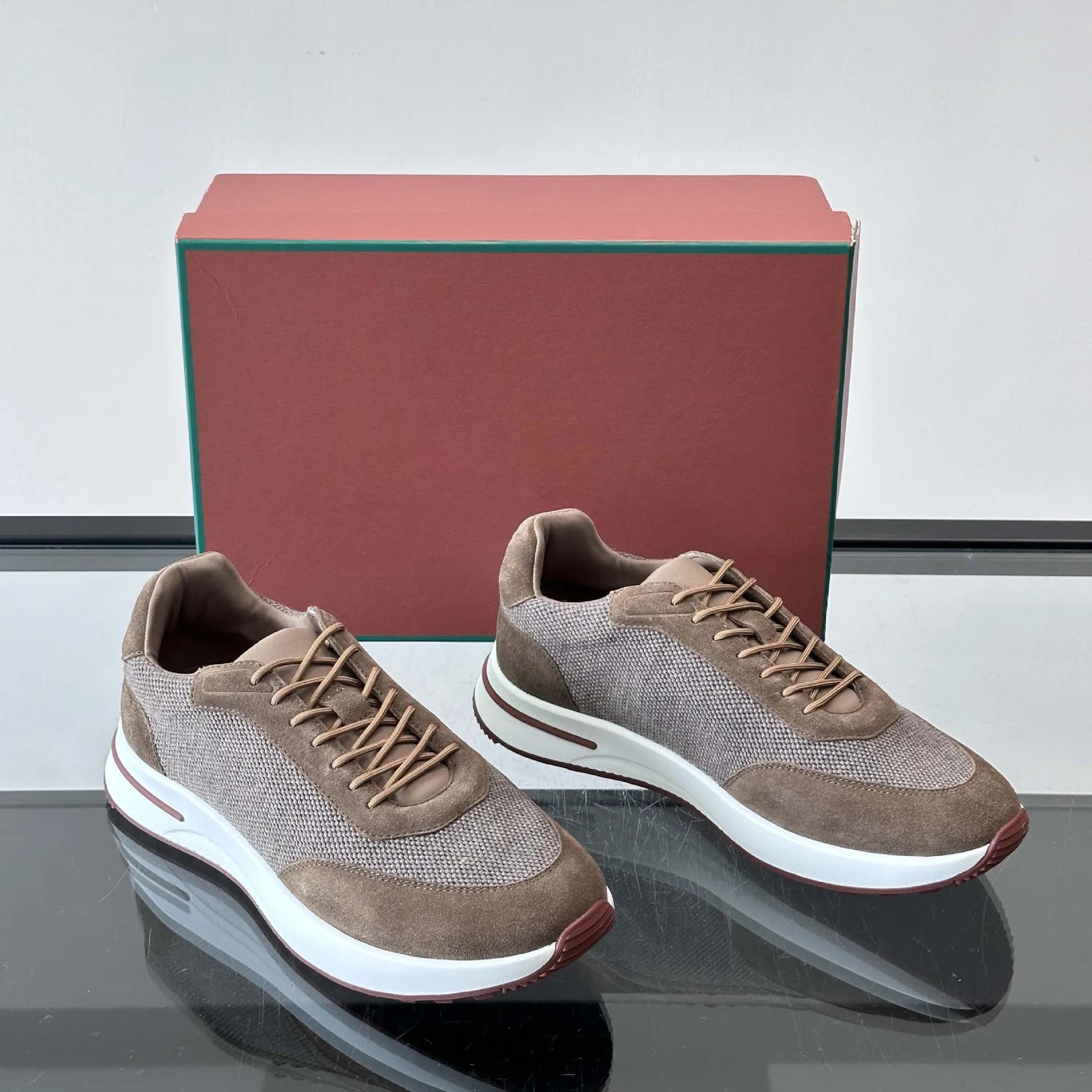 Sneakers Homme Cuir Dad Shoes Respirantes – CLEVI Paris