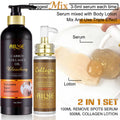 Coffret Soin Visage & Corps AILKE 5-en-1 au Collagène – Éclat, Hydratation & Teint Unifié