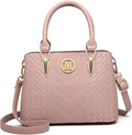 Sac À Main Femme Cuir PU Motif Litchi Logo M Doré – CLEVI Paris