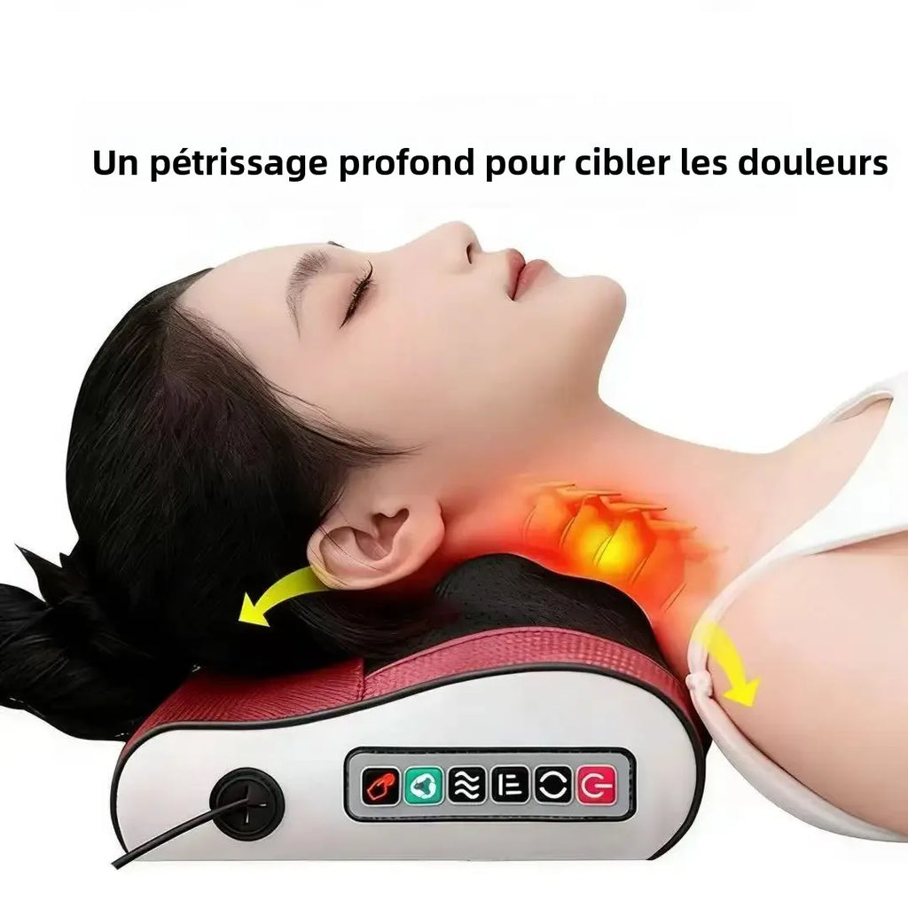 Coussin de massage cervical et corporel – CLEVI Paris