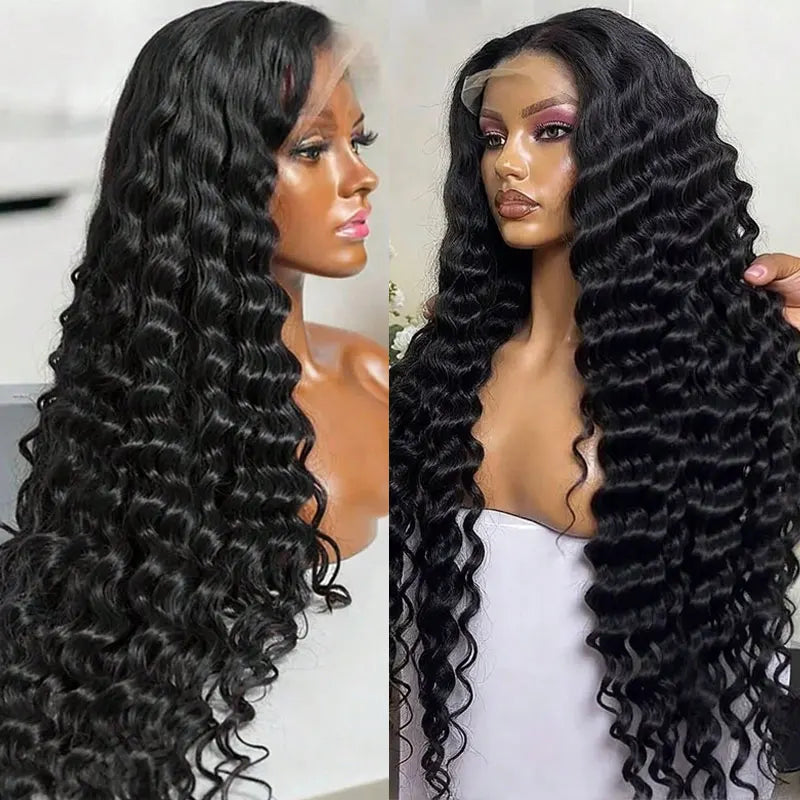 Perruque Deep Wave 13x4 Lace Virgin 250% Transparente Femme – CLEVI Paris