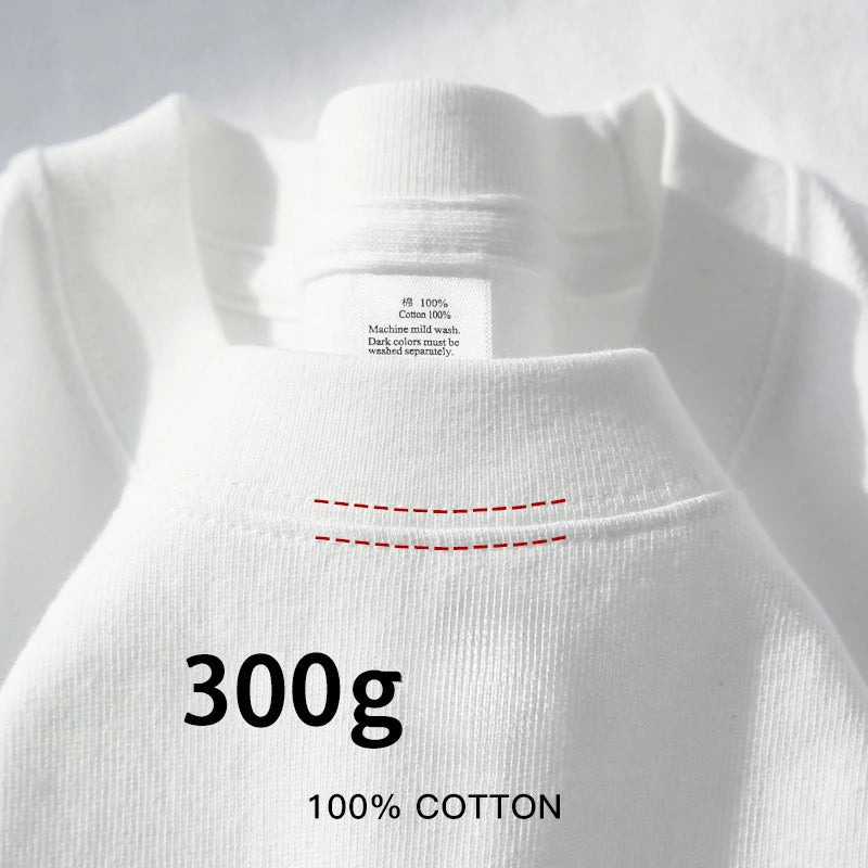 T-Shirt Unisexe 100% Coton 300g Col Rond Coupe Loose 7 Coloris – CLEVI Paris