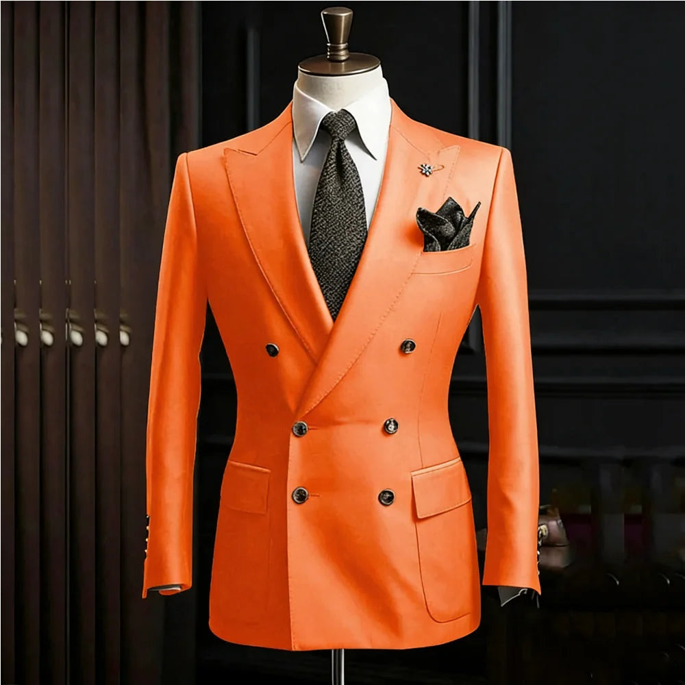 Costume homme 2 pièces à double boutonnage – CLEVI Paris
