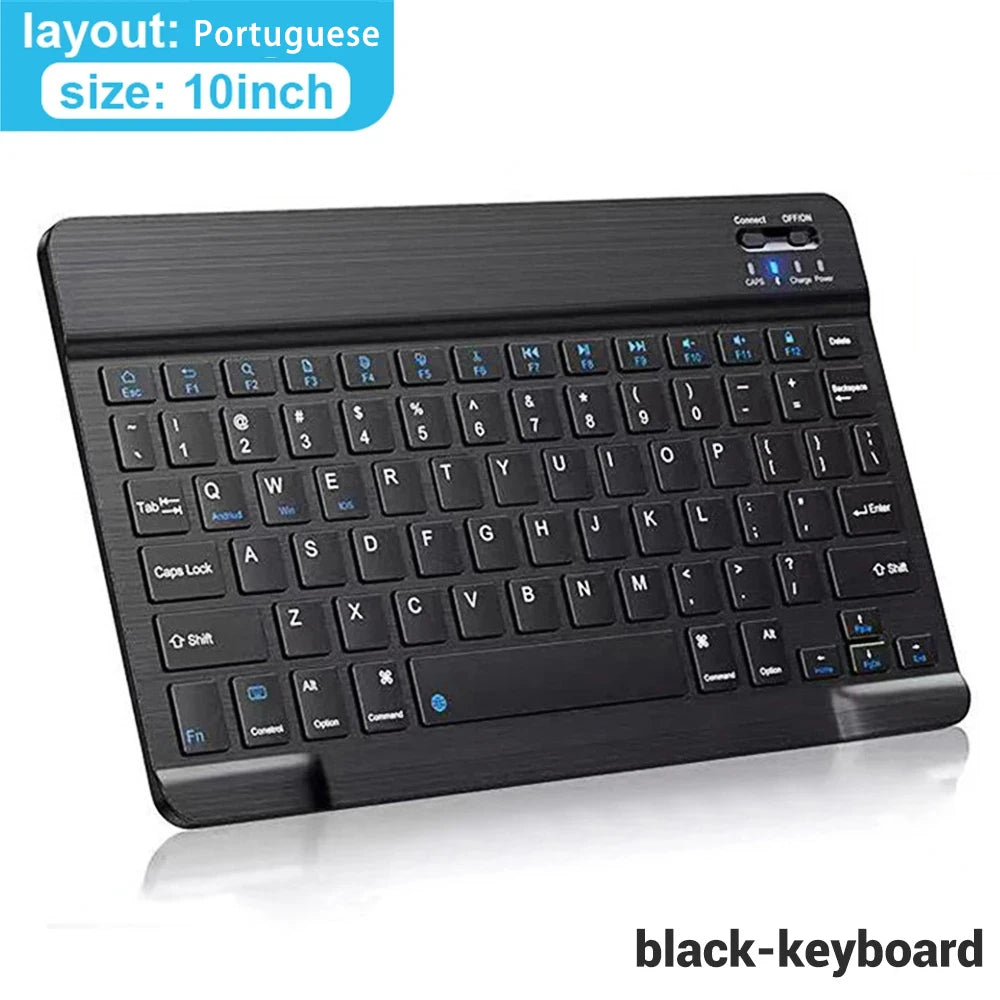 Clavier Bluetooth Sans Fil EMTRA | Silencieux, Multi-Langues, iOS Android Windows, Tablette & PC – CLEVI Paris