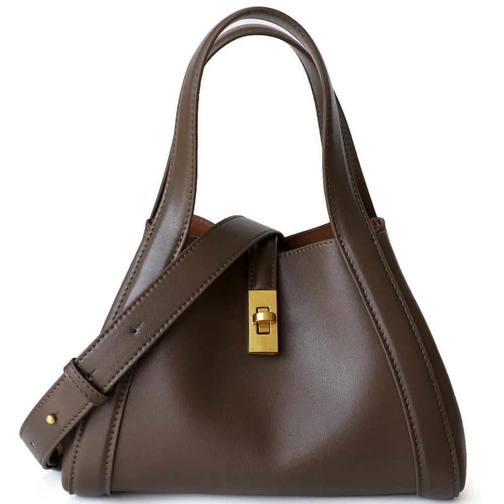 Sac seau femme en cuir de vache – CLEVI Paris