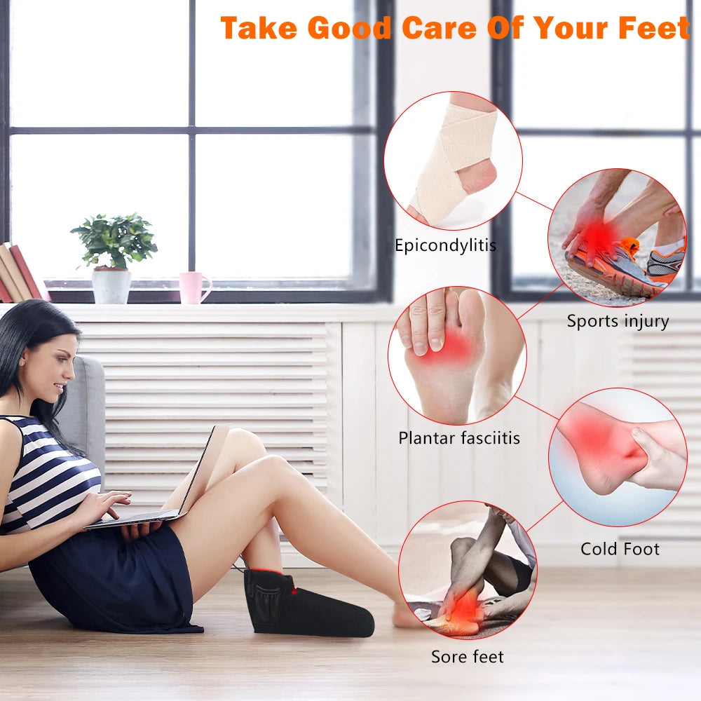 Enveloppe LED rouge et infrarouge pour les pieds – CLEVI Paris