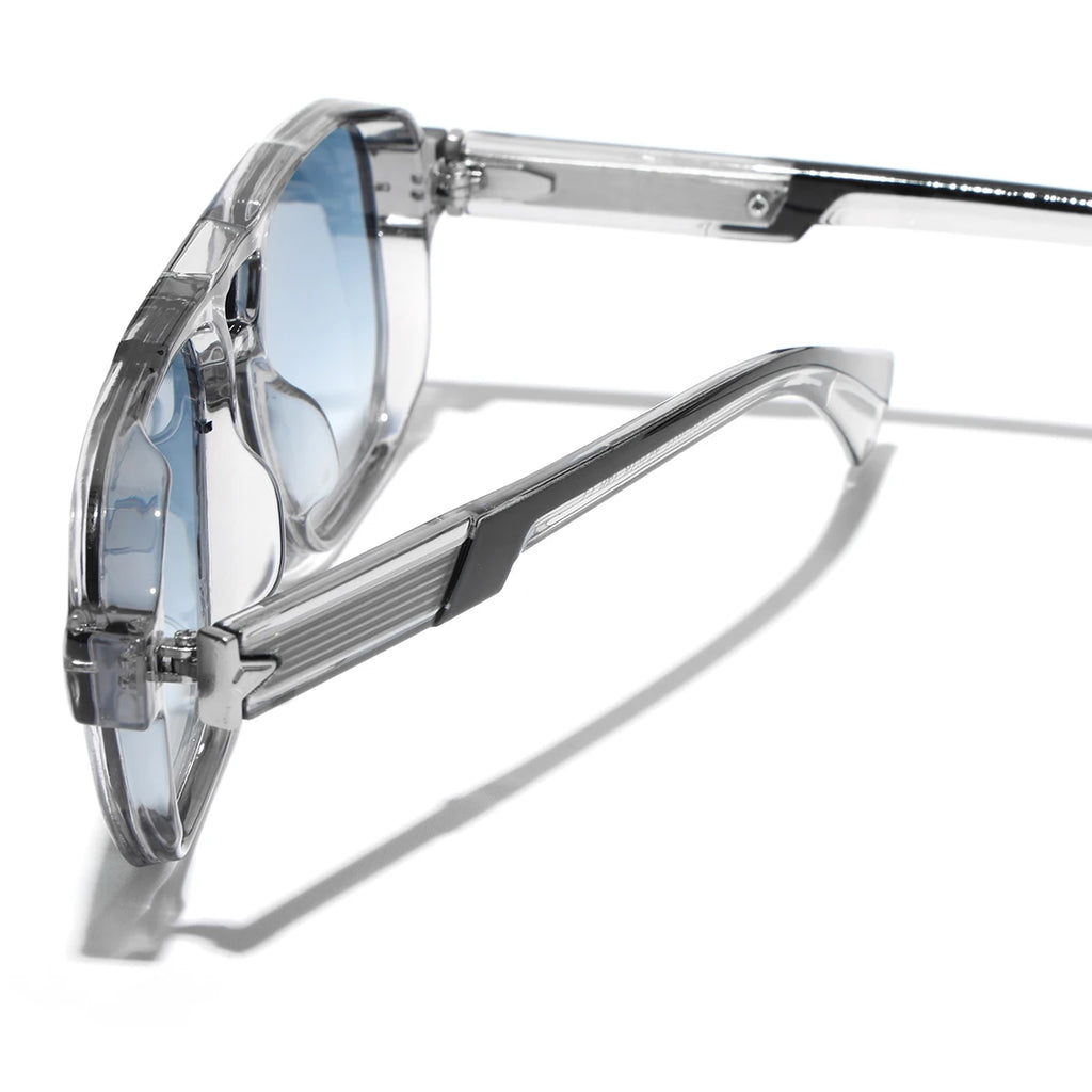 Lunettes de Soleil Rétro 2026 Monture Transparente UV400 – CLEVI Paris