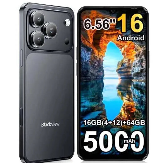 Blackview WAVE 7C Smartphone 4G Android 16 6,56" IPS 5000mAh 32MP Double SIM – CLEVI Paris
