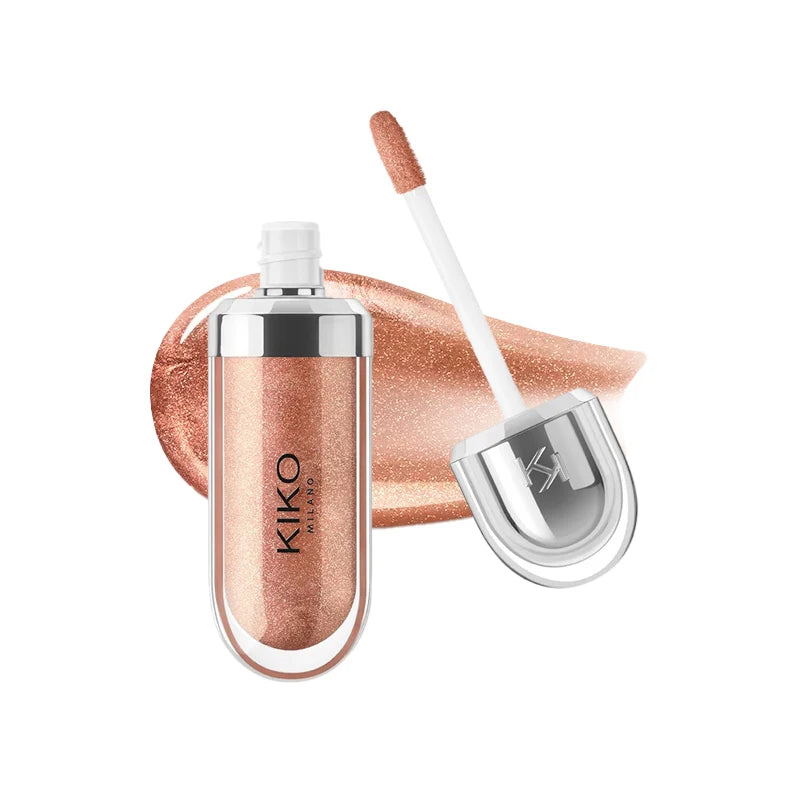 Gloss Lèvres KIKO 3D Mirror – Brillant Waterproof, Longue Tenue, 23 Teintes