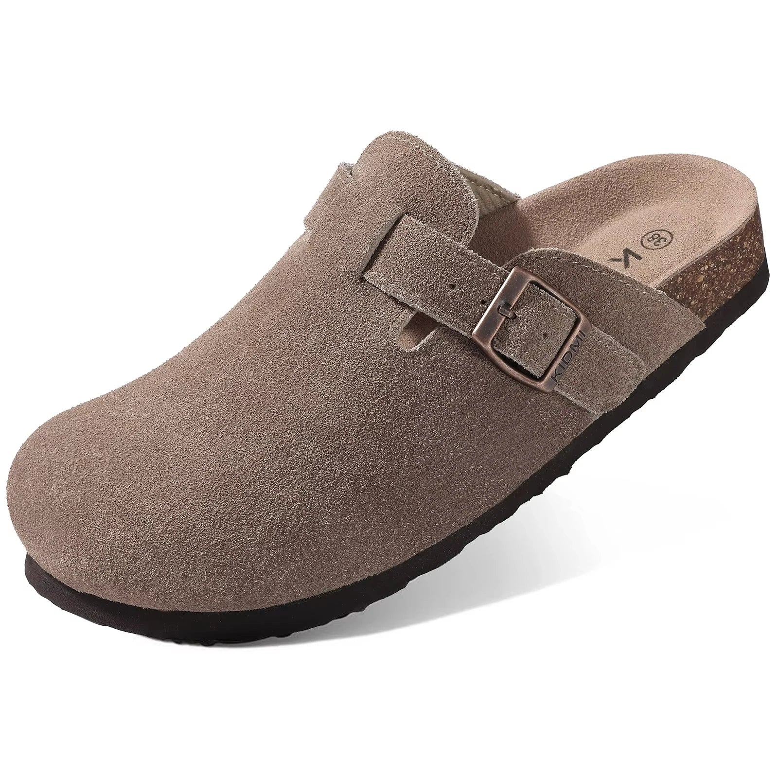 Chaussons Mules Suède Unisexe Semelle Liège & Support Voûte | 21 Coloris, Tailles 36-46 – CLEVI Paris