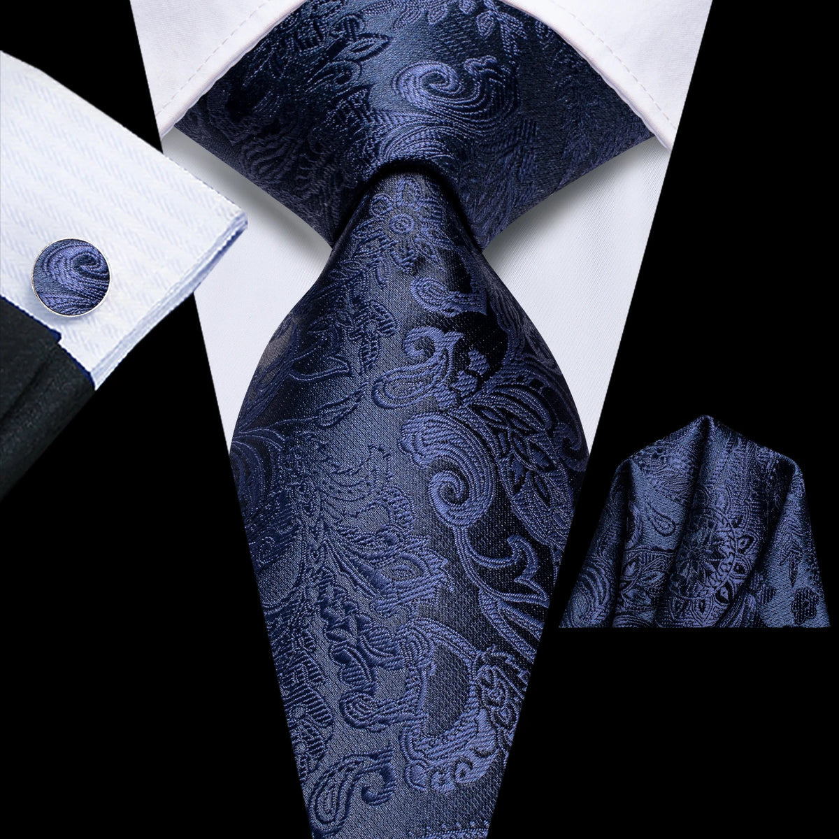 Ensemble cravate homme paisley – CLEVI Paris