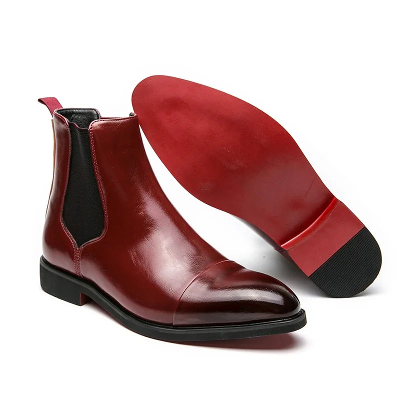 Bottines Chelsea homme à bande élastique – CLEVI Paris