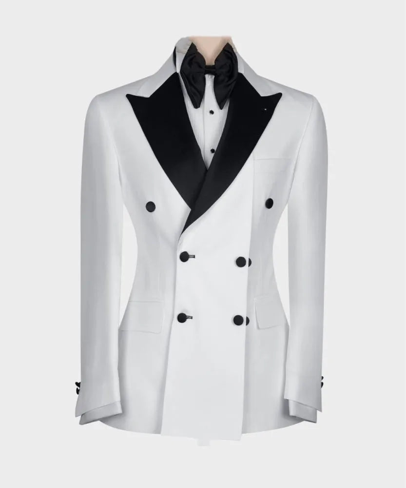 Blazer Homme Double Boutonnage Slim Fit Col Cranté 4 Coloris Grande Taille – CLEVI Paris