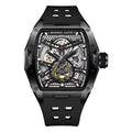 Montre BG5502 – Automatique Tonneau 46 mm, Cadran Squelette, Verre Saphir, Aiguilles Lumineuses, Étanche 50 ATM – CLEVI Paris
