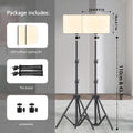 Éclairage LED bicolore BTFOOR avec trépied – CLEVI Paris