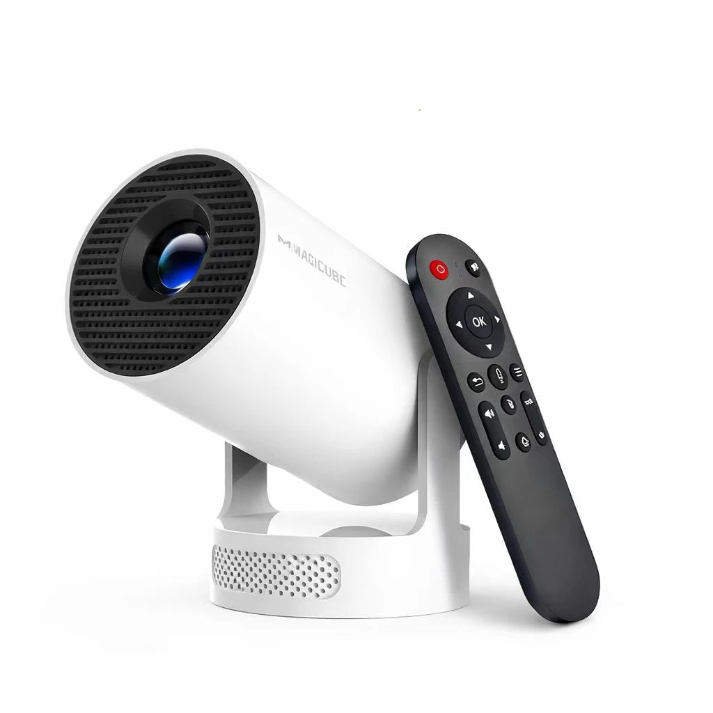Vidéoprojecteur Mini Magcubic HY300 Pro+ – Android 14, WiFi 6, 290 ANSI, 8K, Bluetooth 5.4, Rotation 180° – CLEVI Paris