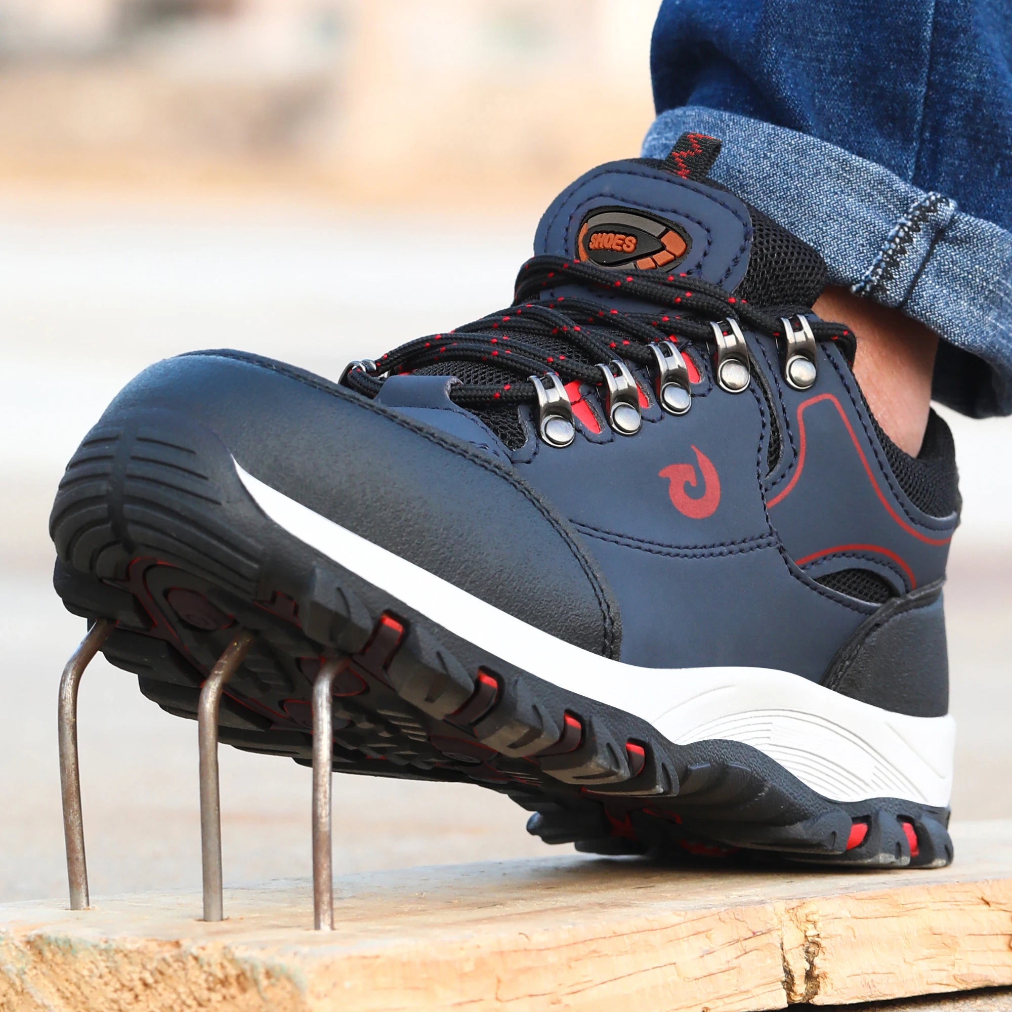 Chaussures Sécurité Homme Embout Acier Anti-Perforation Kevlar Légères | Chantier & Industrie EU 36-48