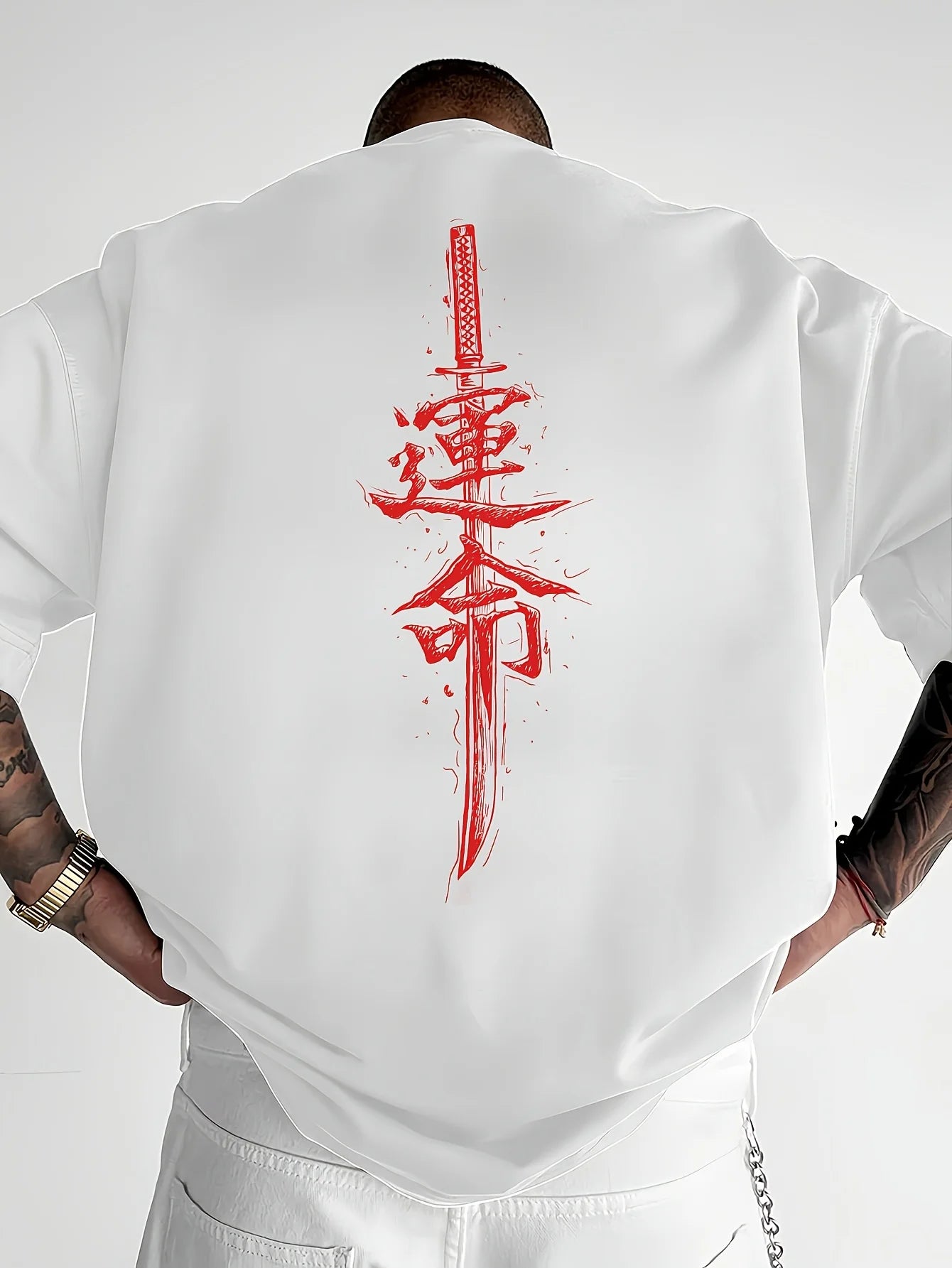 T-Shirt Unisexe Imprimé Samouraï Japonais 100% Coton Manches Courtes 15 Coloris – CLEVI Paris