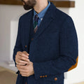 Blazer homme en tweed à chevrons – CLEVI Paris