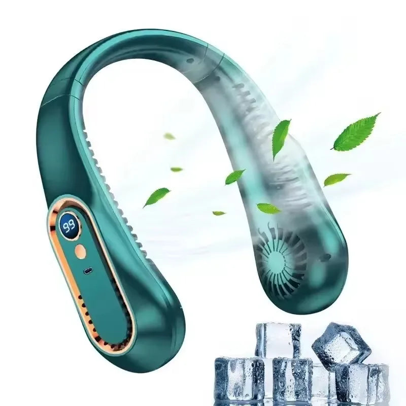 TINSOL ventilateur de cou rechargeable USB, LED – CLEVI Paris