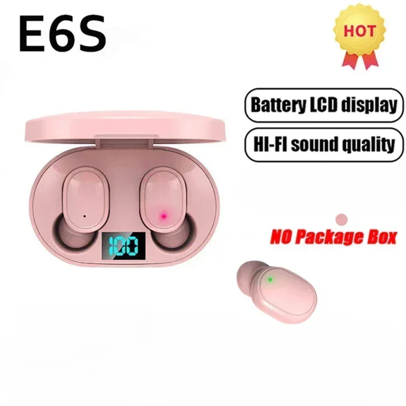 Écouteurs Bluetooth TWS DAMORE E6S — Réduction de Bruit Active, 24h d'Autonomie, Étanches | CLEVI Paris