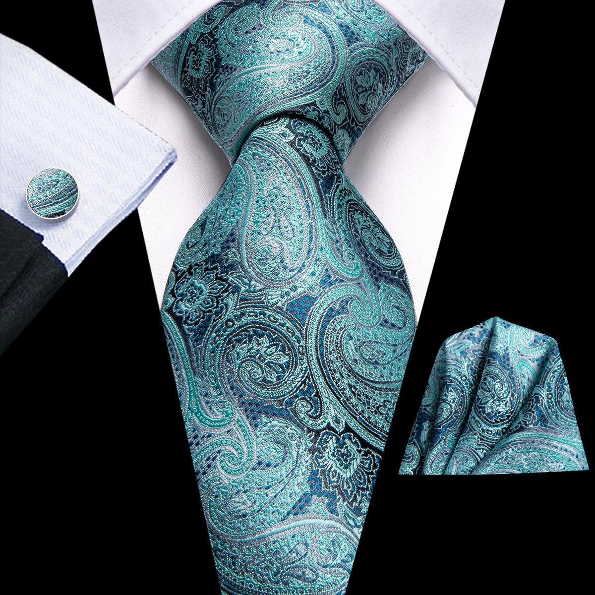 Ensemble cravate homme paisley – CLEVI Paris