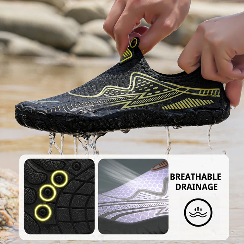 Chaussures Aquatiques Séchage Rapide Unisexe 5 Doigts — Plage, Surf & Natation | CLEVI Paris
