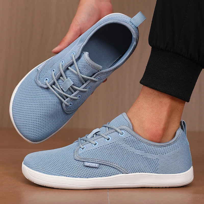 Sneakers Mesh Unisexe Respirantes Bout Large – CLEVI Paris