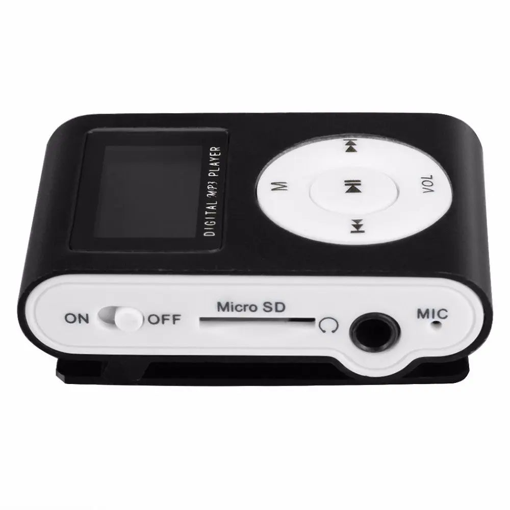 Throughpp Mini Lecteur MP3 Clip Métal LCD TF 32Go EQ 5 Modes Sport – CLEVI Paris