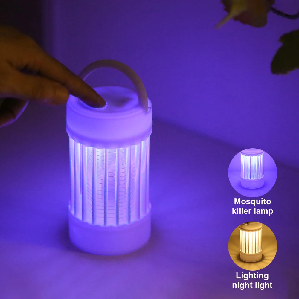 Lampe Anti-Moustiques UV Secteur ou Rechargeable Certifiée CE — CLEVI Paris
