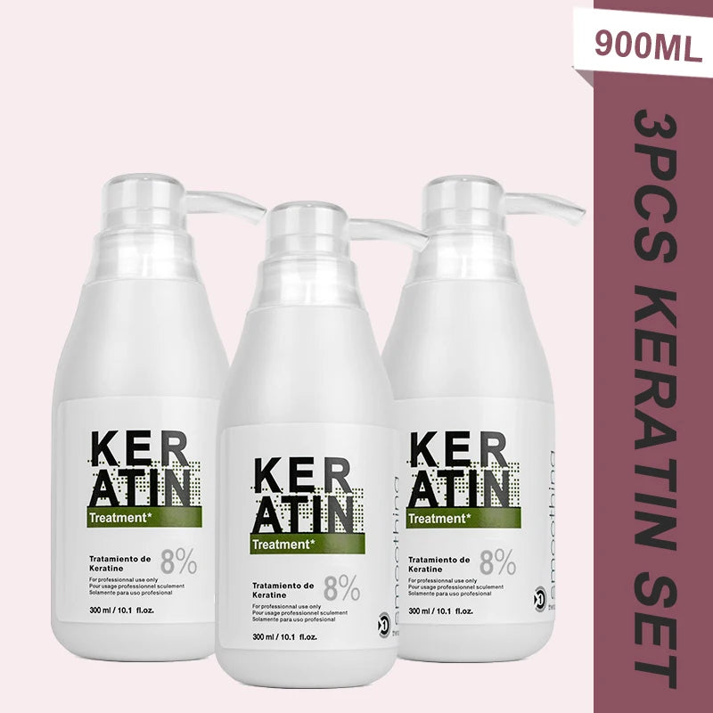 Gamme Kératine Brésilienne PURC 1000ml | Shampoing, Soin & Traitement | Lots 2 ou 3 Pièces – CLEVI Paris