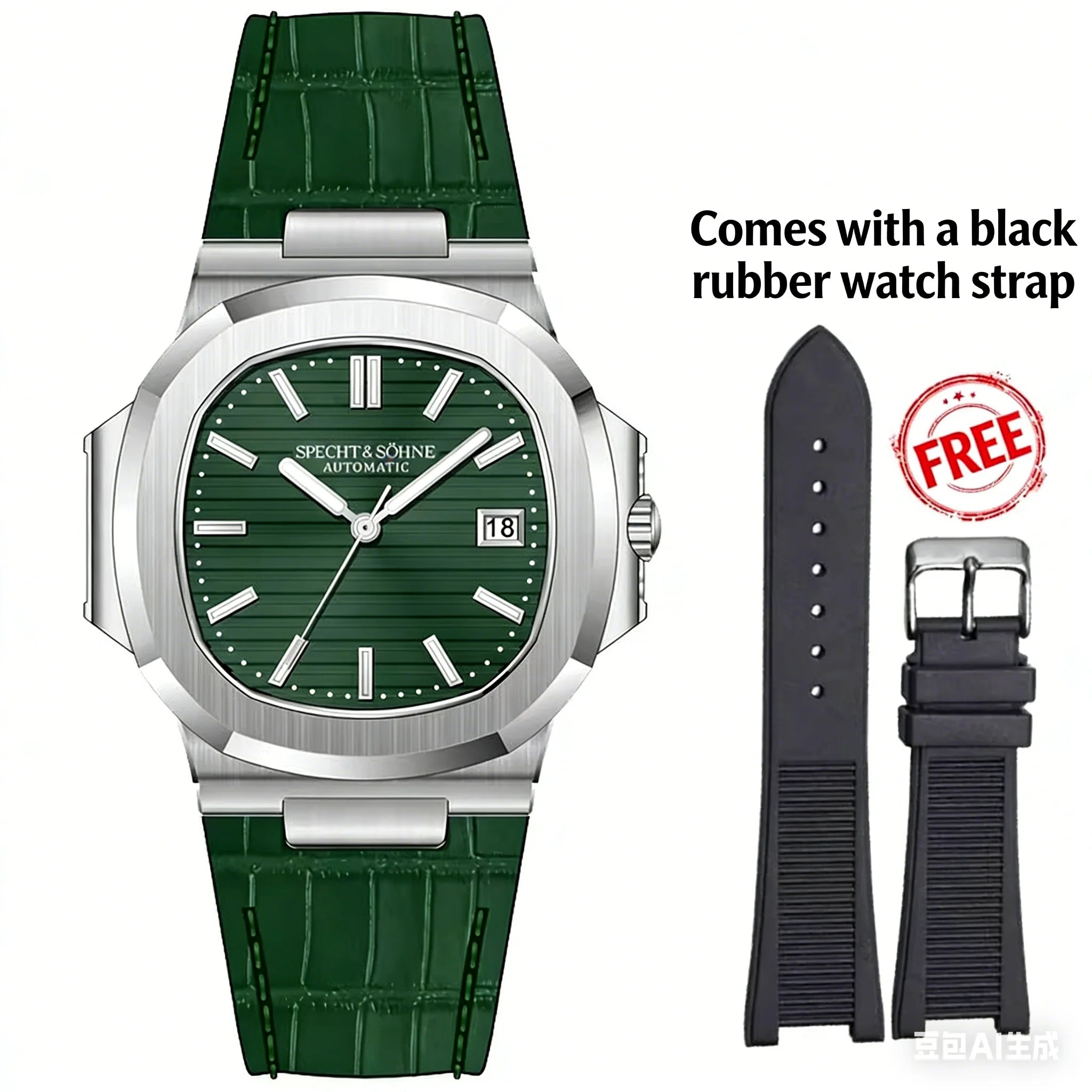 Montre Automatique Homme Specht & Söhne 40MM Acier Verre Saphir 50M – CLEVI Paris